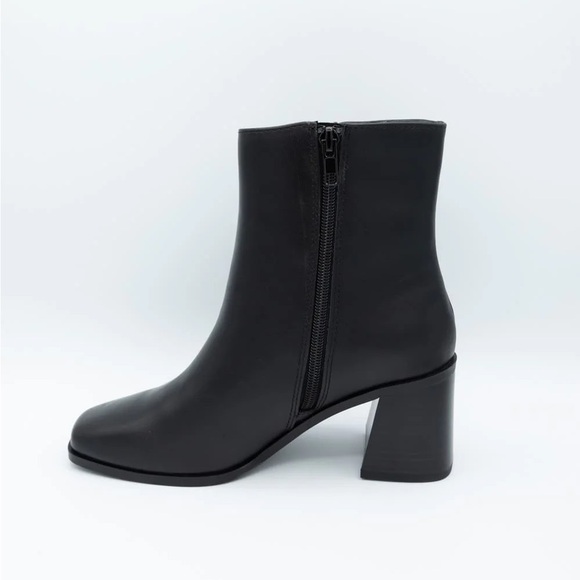 Soda Black Ankle Booties - Picture 2 of 3